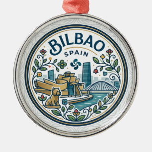 Bilbao, Spain Spain Metal Tree Decoration
