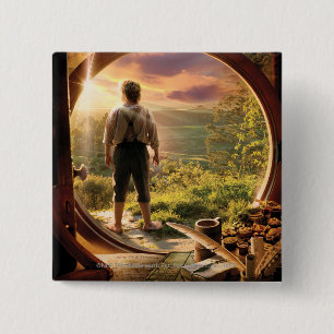 BILBO BAGGINS™ Back in Shire Collage 15 Cm Square Badge