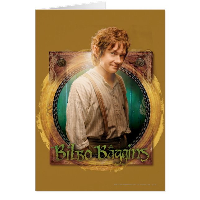 BILBO BAGGINS™ Character with Name (Front)