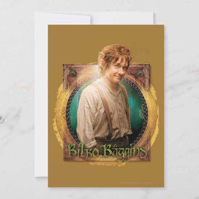 BILBO BAGGINS™ Character with Name (Front)