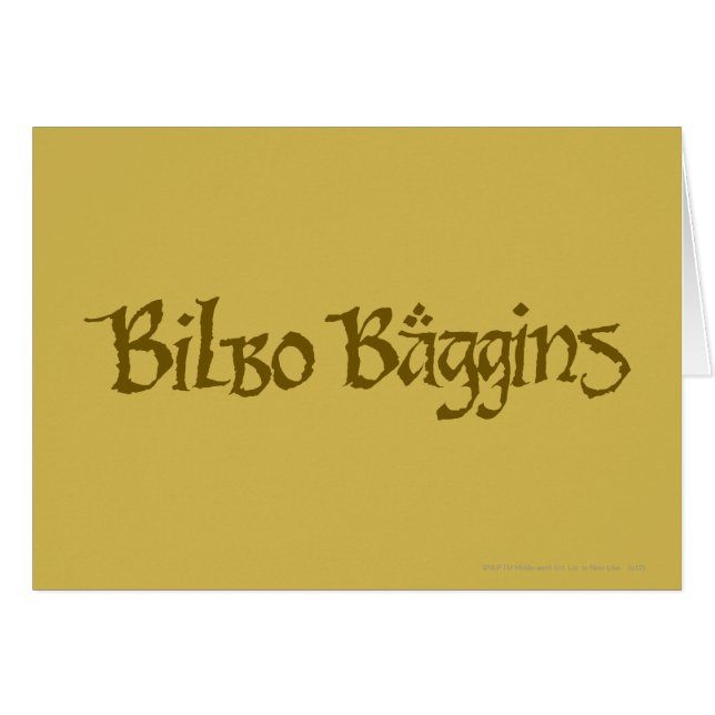 BILBO BAGGINS™ Solid (Front Horizontal)