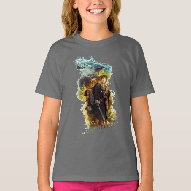 BILBO BAGGINS™ & The Company of Dwarves Graphic T-Shirt (Front)