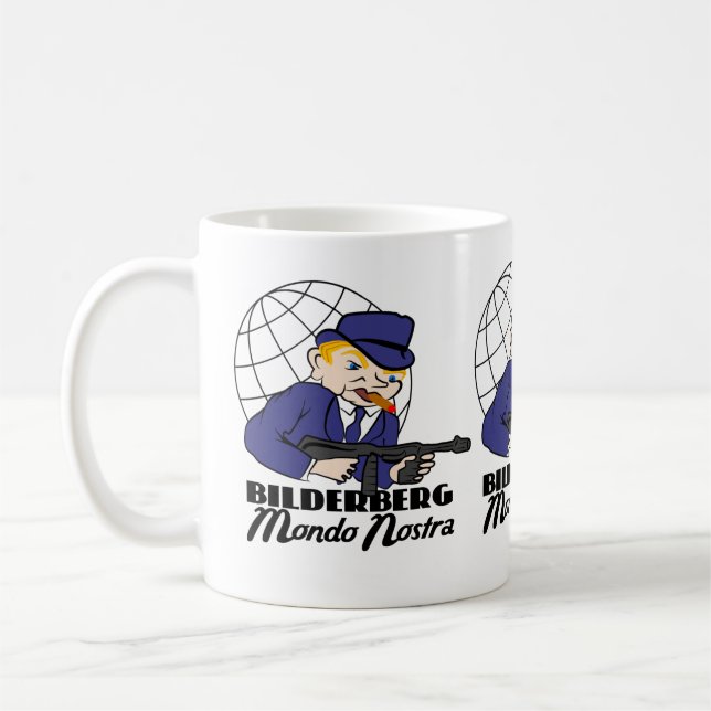 Bilderberg Mondo Nostra Coffee Mug (Left)