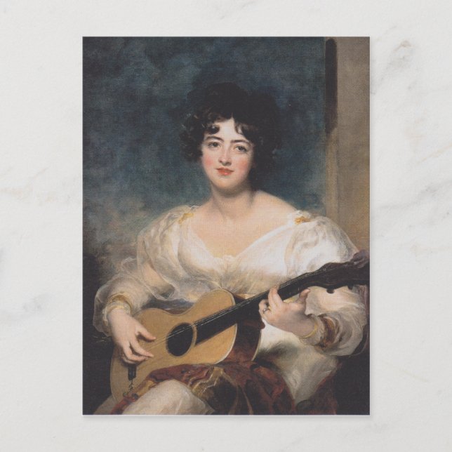 Bildnis der Lady Walls Postcard (Front)