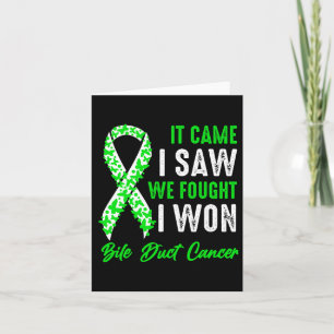 Bile Duct Cancer Awareness 1 Card