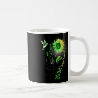 Bile Duct Cancer Sunflower Hummingbird Design Coffee Mug