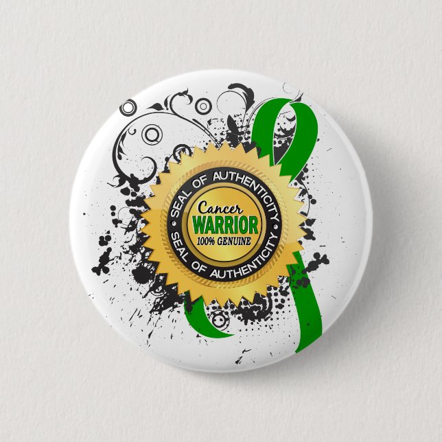 Bile Duct Cancer Warrior 23 6 Cm Round Badge (Front)