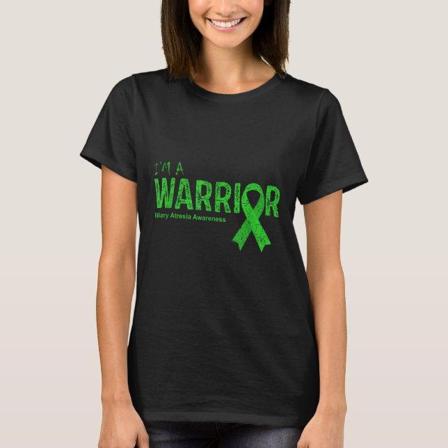 Biliary Atresia Awareness Warrior  T-Shirt (Front)