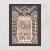 Bilibin’s Exhibition Poster postcard