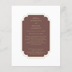 Bilingual Spanish Boda Budget Wedding  Flyer