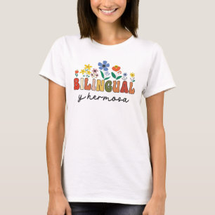 Bilingual Spanish Teacher Funny Dual language T-Shirt