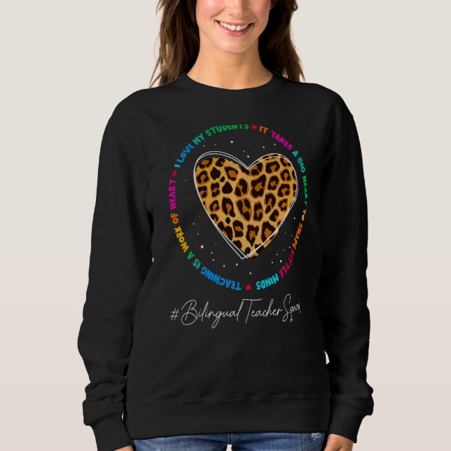 Bilingual Teacher Squad Admin Appreciation Back To Sweatshirt (Front)