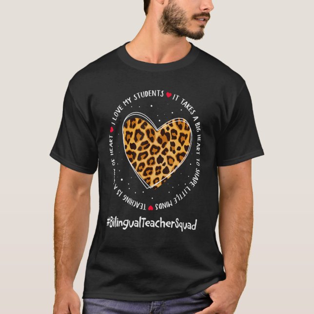 Bilingual Teacher Squad Admin Appreciation Week Ba T-Shirt (Front)