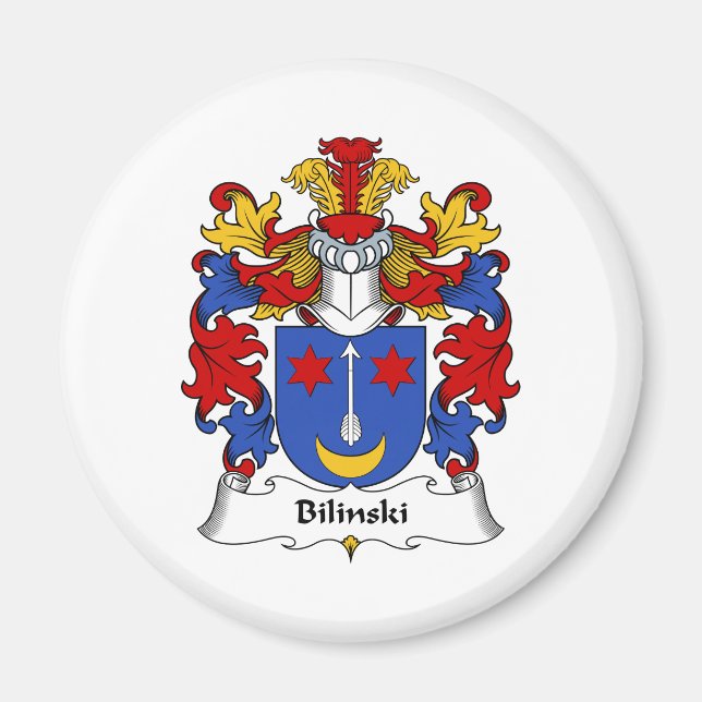 Bilinski Family Crest Magnet (Front)