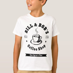 Bill and Bob's Coffee Shop - AA 12 Step Recovery S T-Shirt