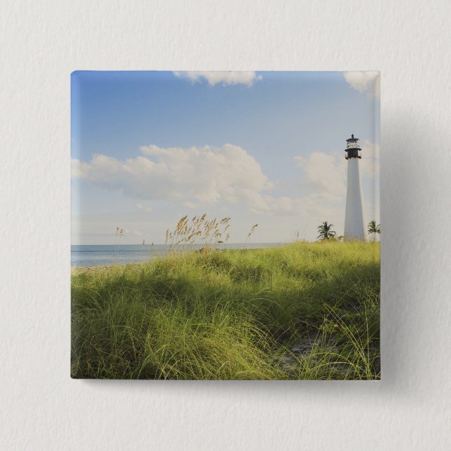 Bill Baggs Cape Florida Lighthouse, Bill Baggs 15 Cm Square Badge (Front)