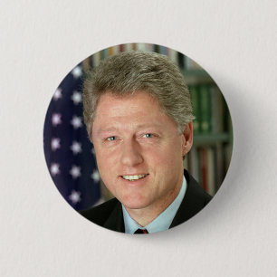 Bill Clinton 6 Cm Round Badge