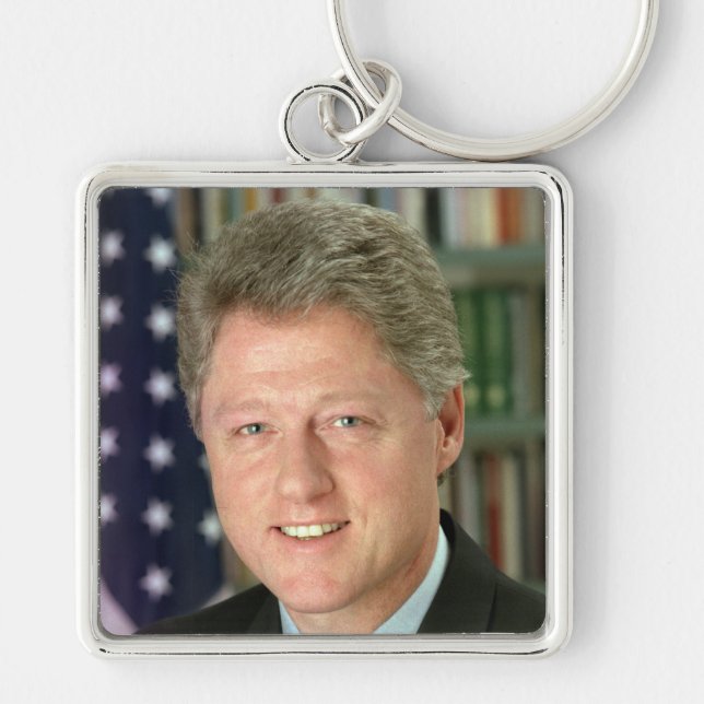 Bill Clinton Democratic President White House Key Ring (Front)