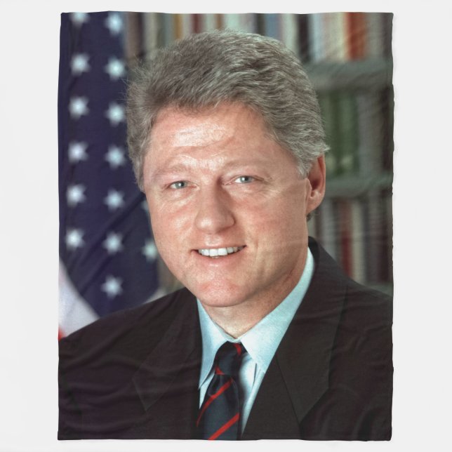 BILL CLINTON FLEECE BLANKET (Front)