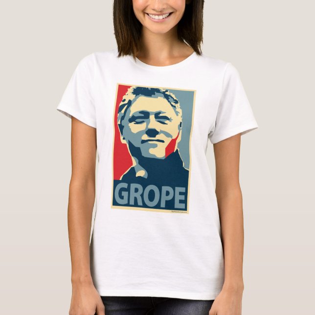 Bill Clinton - Grope: OHP Ladies Top (Front)