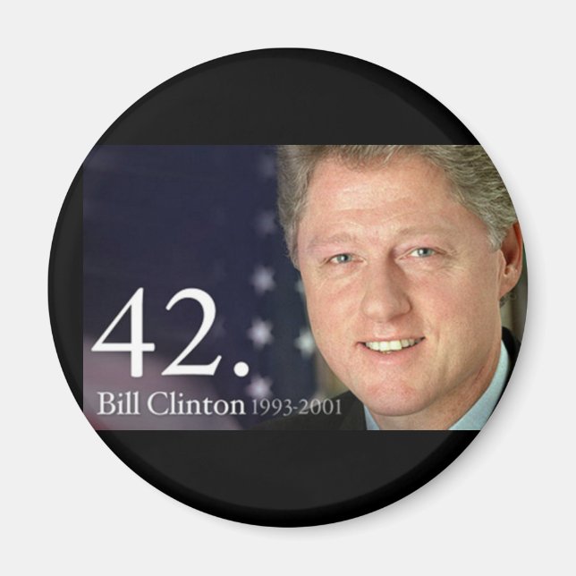 Bill Clinton Magnet (Front)