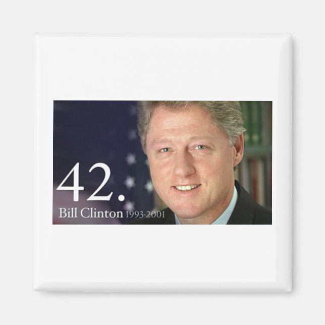 Bill Clinton Magnet (Front)