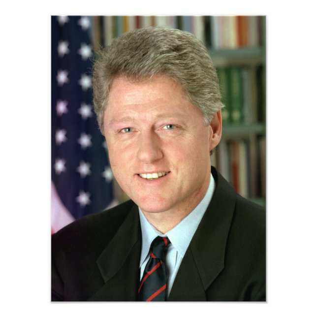 Bill Clinton Photo Print (Front)