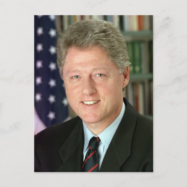 Bill Clinton Postcard (Front)