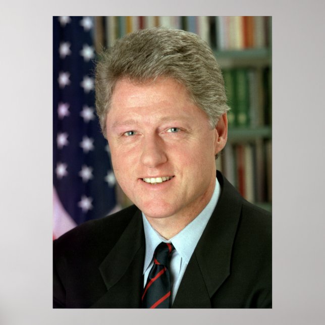 Bill Clinton Poster (Front)