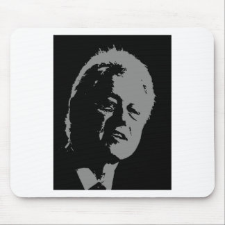 Bill Clinton silhouette Mouse Pad