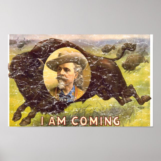 Bill Cody -1899 - distressed Poster (Front)