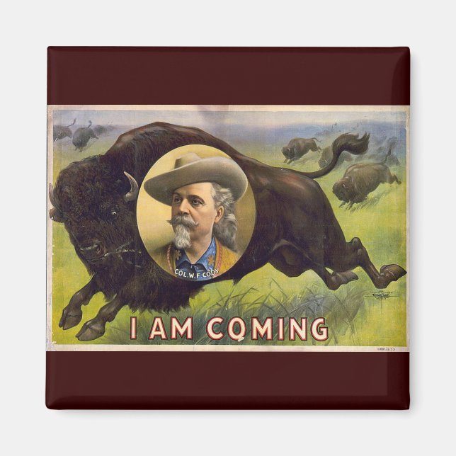 Bill Cody -1899 Magnet (Front)