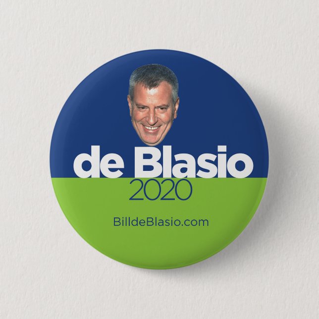 Bill de Blasio for President 6 Cm Round Badge (Front)