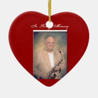 bill, In Loving Memory Ceramic Tree Decoration