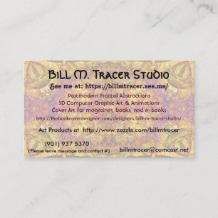 Bill M Tracer Studio Business Cards Final 2