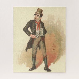 Bill Sikes by Kyd, Charles Dickens Oliver Twist Jigsaw Puzzle