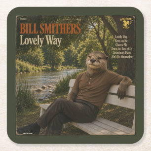Bill Smithers: a Parody Square Paper Coaster