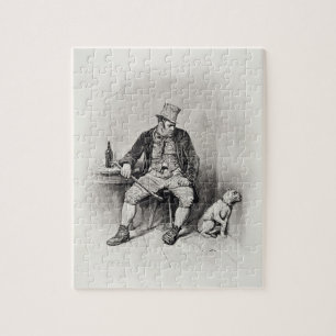 Bill Sykes and his dog, from 'Charles Dickens: A G Jigsaw Puzzle
