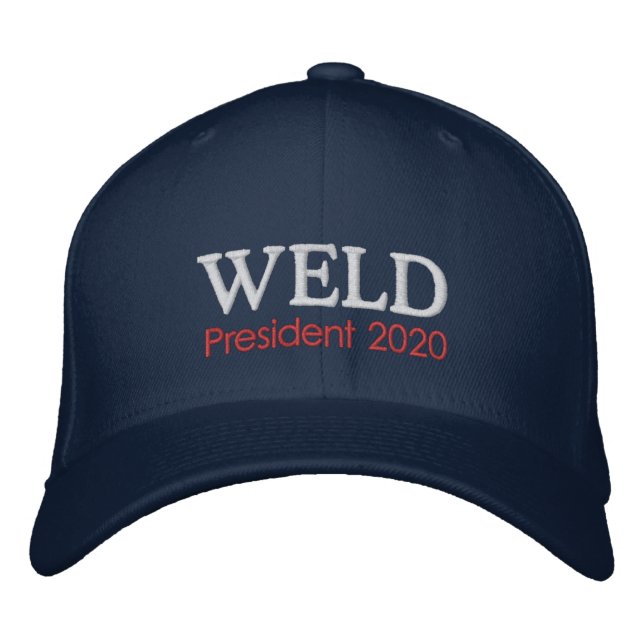 Bill Weld President 2020 Embroidered Hat (Front)