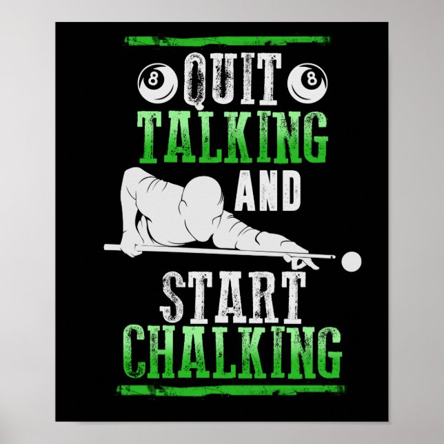 Billard Style Poster (Front)