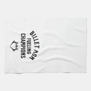 Billet Mom Fueling Champions Plain Text Tea Towel