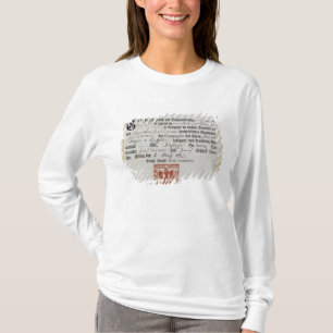 Billeting voucher, 1759 T-Shirt