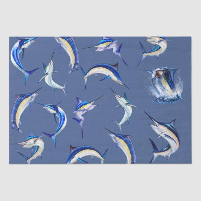 Billfish wrapping paper (Front)