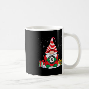 Billiard Ball Christmas Gnomes Cute Billiard Ball Coffee Mug
