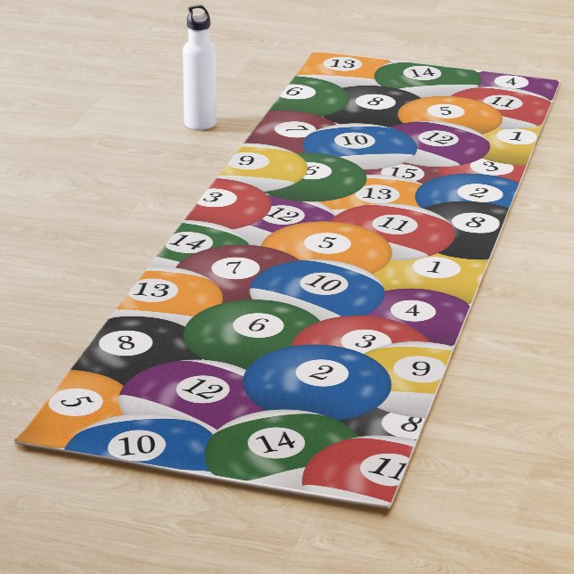 Billiard Ball Collection Yoga Mat (In Situ)