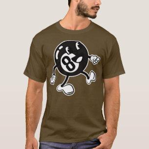 Billiard Ball toon 8Ball T-Shirt