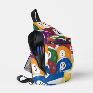 Billiard Balls Collection Sling Bag
