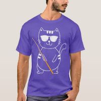 Billiard Cat Billiard Player Billard 8Ball Pool S