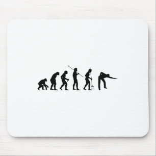 Billiard Evolution Snooker Pool Chalk Billiard Pla Mouse Pad