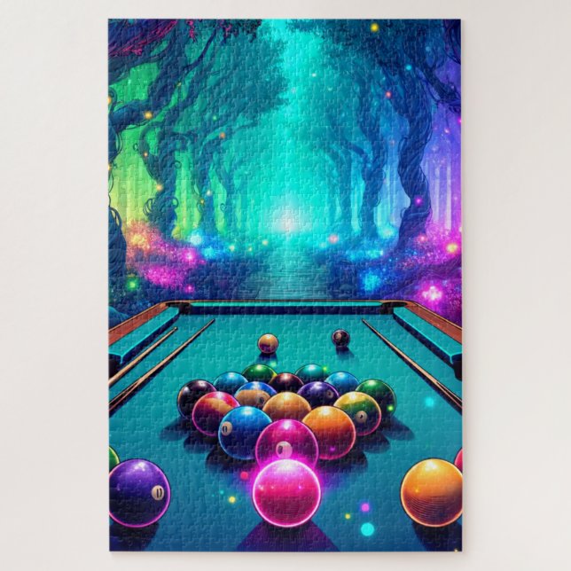 Billiard Game Jigsaw Puzzle (Vertical)